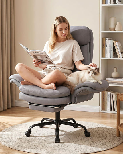 Giantex Big & Tall Office Chair with Adjustable Armrest