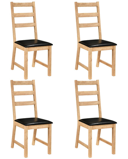 Giantex Farmhouse Kitchen Chairs w/Hollowed Backrest