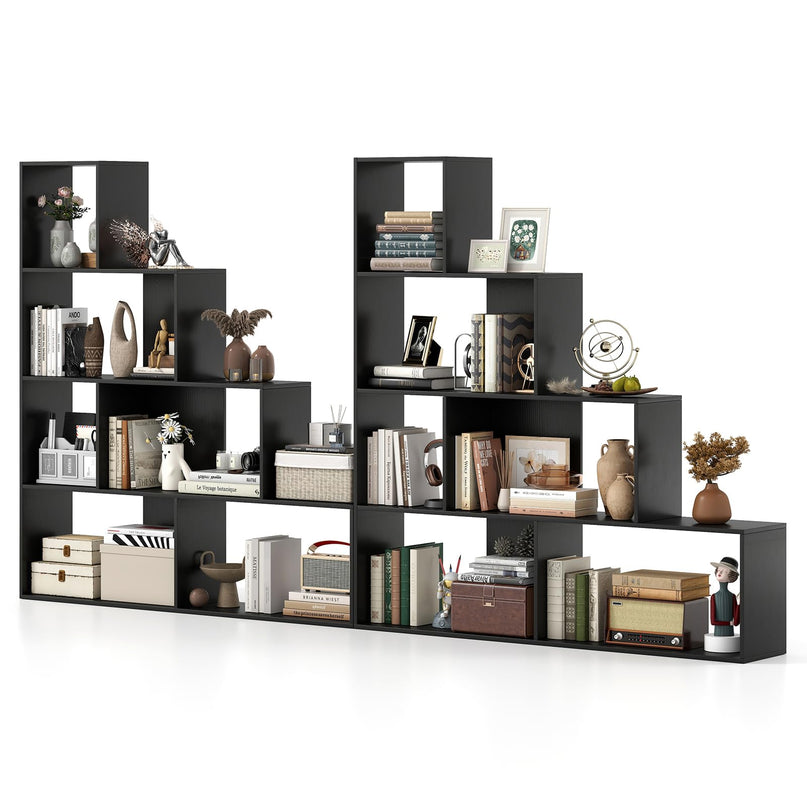 Giantex 6 Cube Geometric Bookshelf with Cubes for Living Room