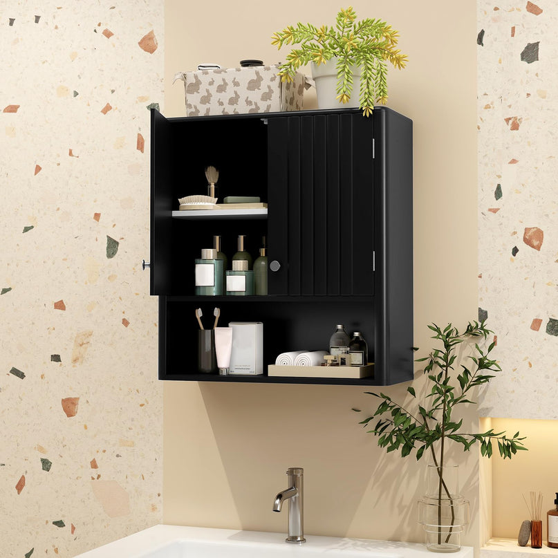 Giantex Wall Mounted Bathroom Cabinet for Laundry Room