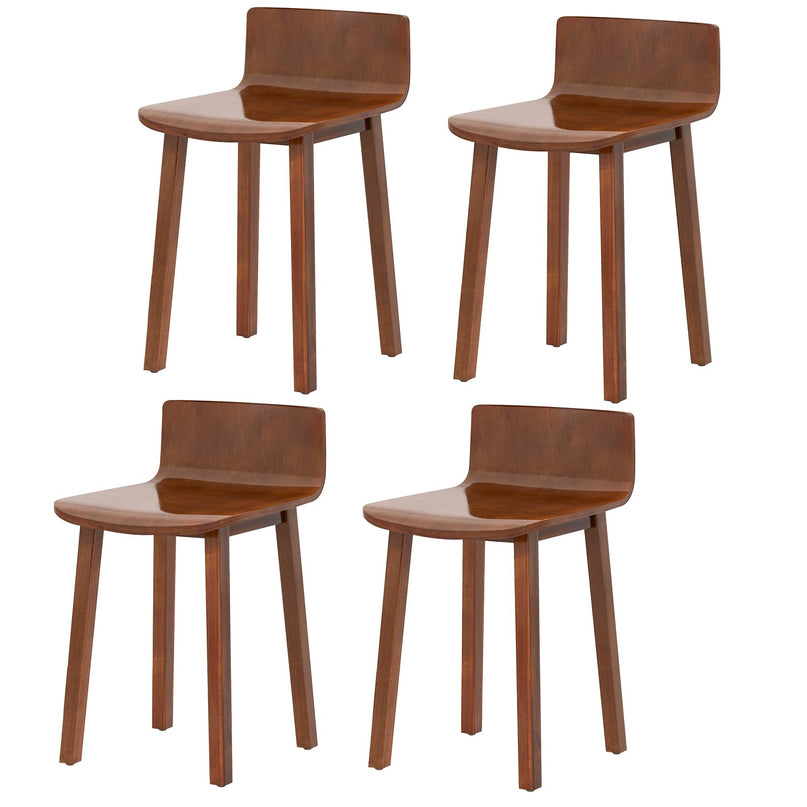 Giantex Wood Dining Chairs Set of 2/4 for Home Living Room