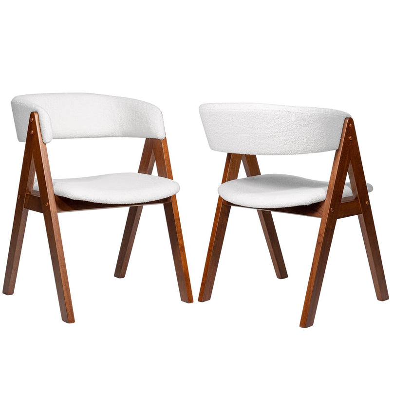 Giantex Wooden Dining Chairs Set for Home Living Room