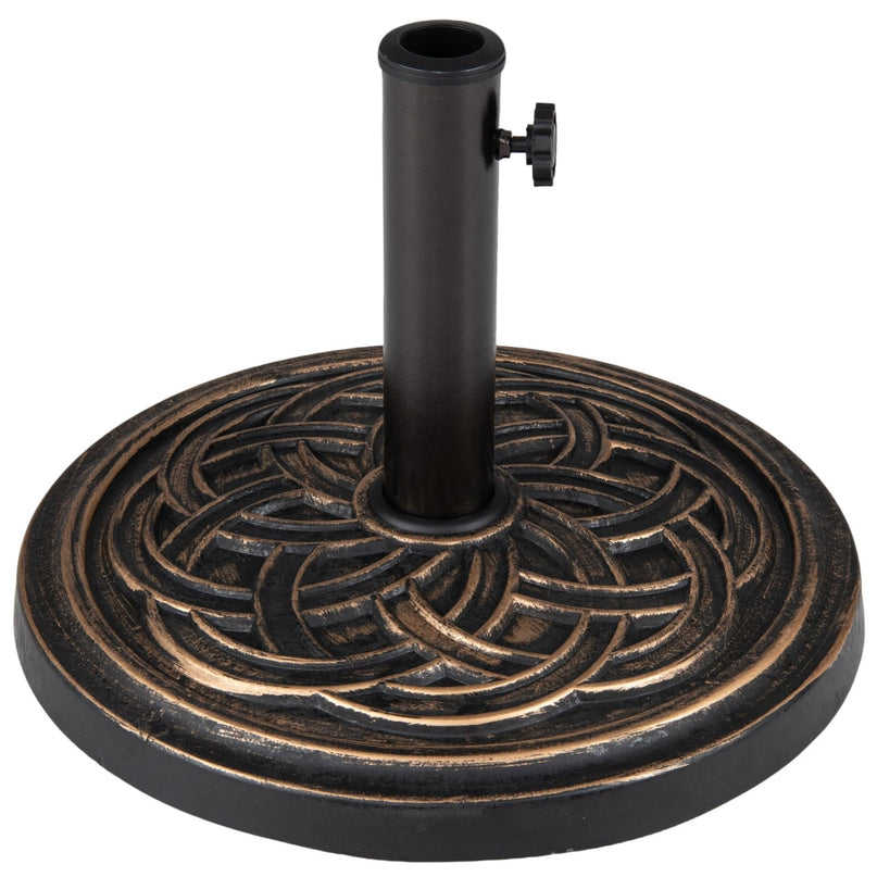 GIANTEX 24 lbs Patio Umbrella Base 18" Heavy Duty Outdoor Stand