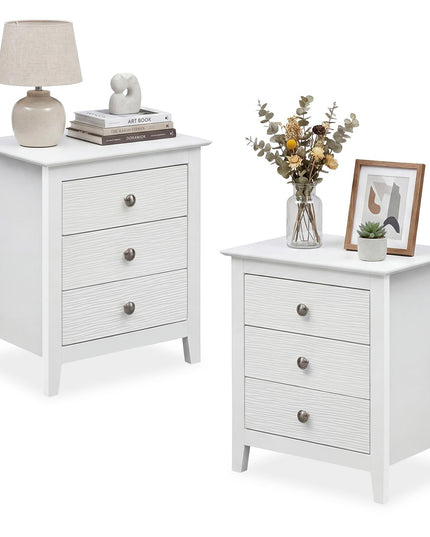 Table d'appoint compacte pour canapé Giantex 22" avec tiroirs de rangement