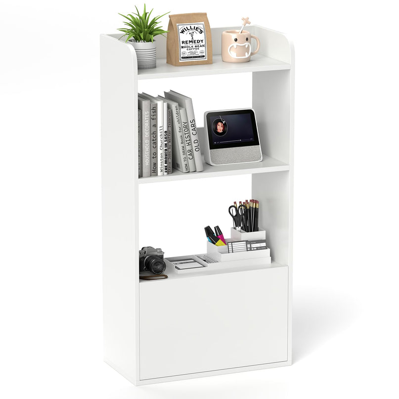Giantex Bookshelf with Drawer for Living Room