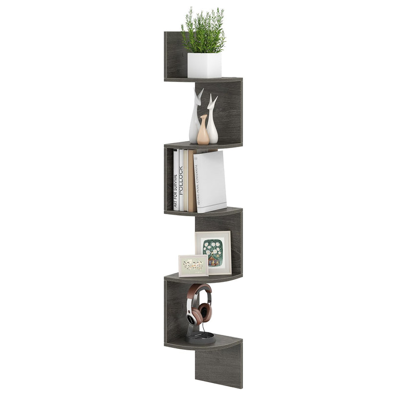 Giantex Corner Shelf Wall Mounted for Living Room