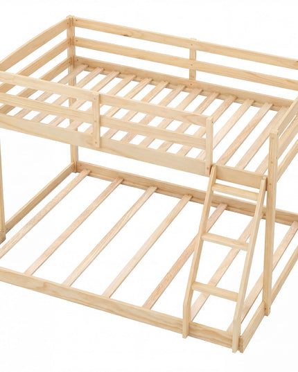 Giantex Twin Over Full Bunk Bed for Kids