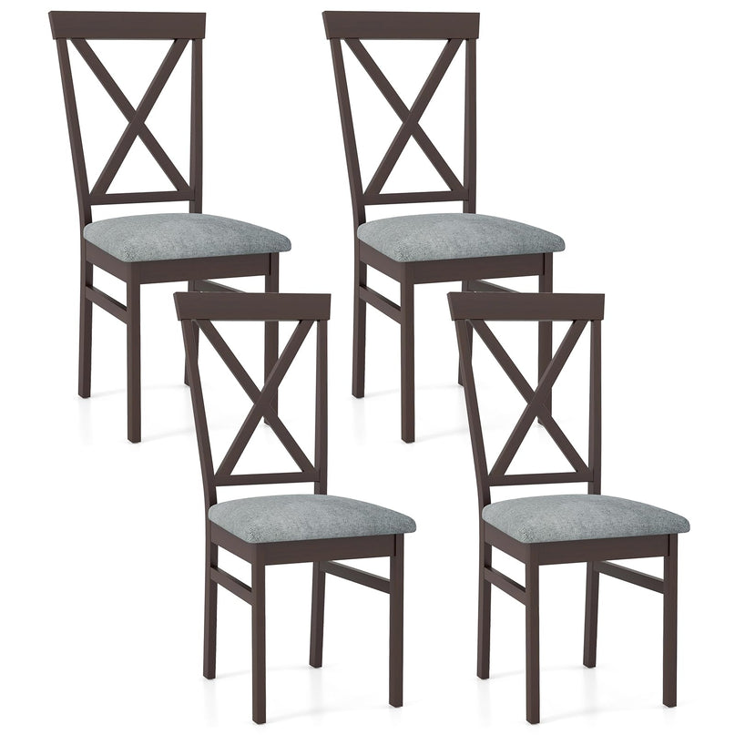 Giantex Wooden Dining Chairs Set for Dining Living Room Home