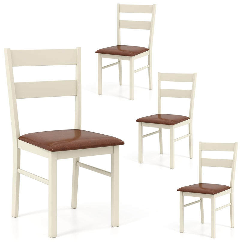 Giantex Wooden Dining Chairs Set for Dining Living Room Home