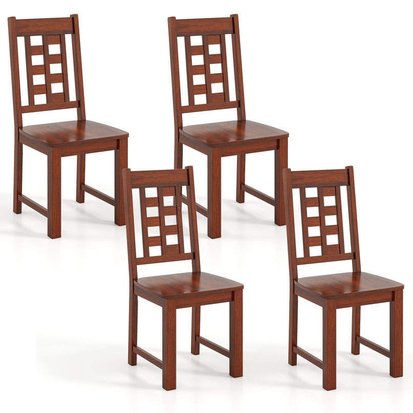 Giantex Wooden Dining Chairs Set for Kitchen