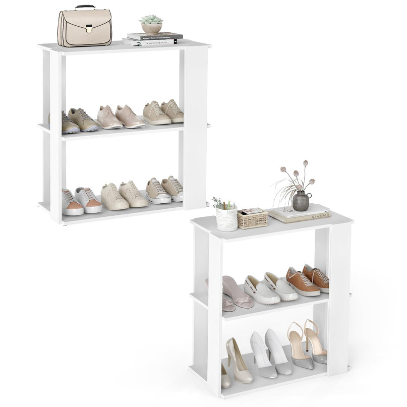 Giantex White Shoe Rack for Closet