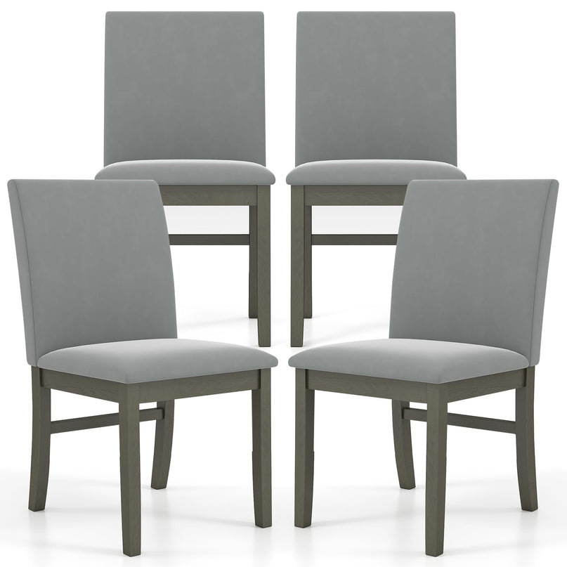 Giantex Upholstered Dining Chairs Set for Restaurant