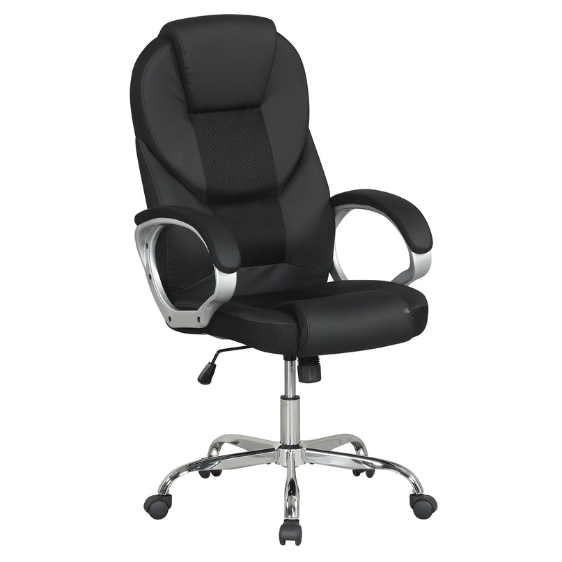 Fauteuil de bureau ergonomique Giantex en maille avec accoudoirs rembourrés et dossier inclinable