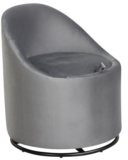 Giantex Swivel Accent Chair with Storage for Bedroom