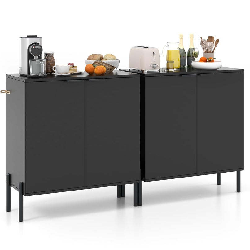 Giantex Buffet Cabinet with Storage, 2-Door Kitchen Sideboard with Storage Cabinet