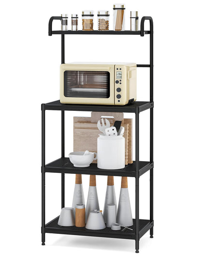 4-Tier Kitchen Microwave Storage Rack Oven Stand