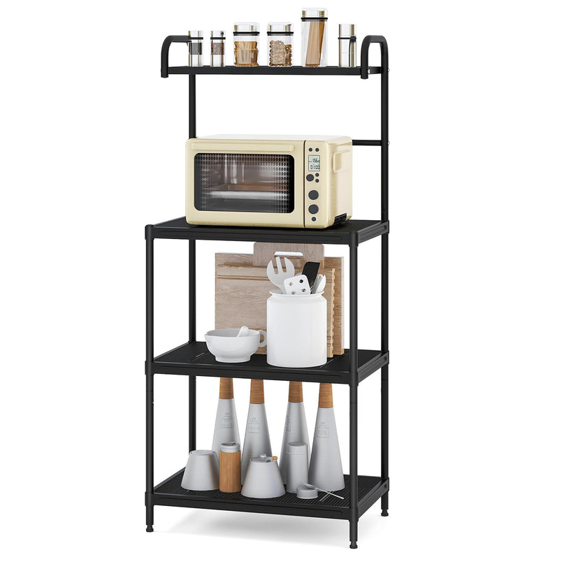 4-Tier Kitchen Microwave Storage Rack Oven Stand
