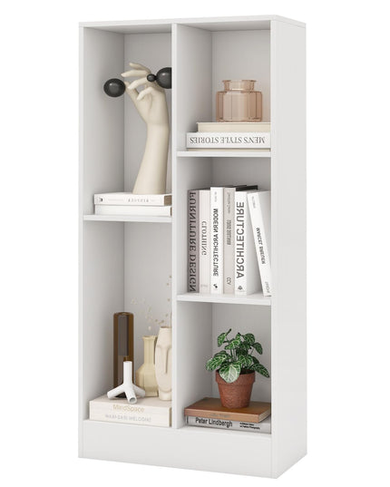 Giantex 5-Cube Bookcase Set of 1/2, Freestanding Bookshelf w/2 Anti-toppling Kits