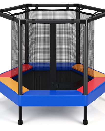Outdoor Indoor Mini Recreational Round Trampoline -  Giantex