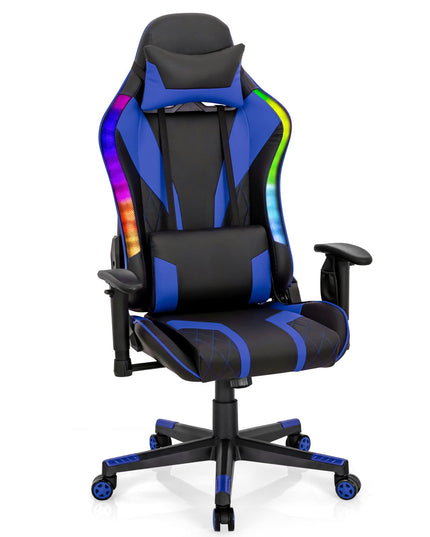Giantex Gaming Chair with RGB LED Lights
