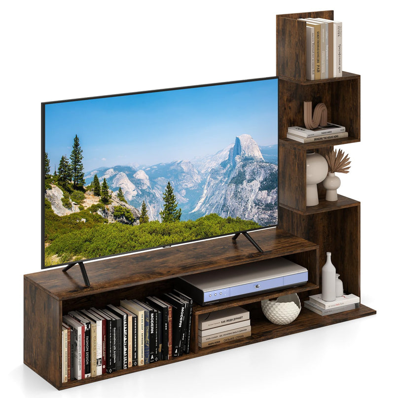 Giantex Book Shelf TV Stand for 50 Inch TV