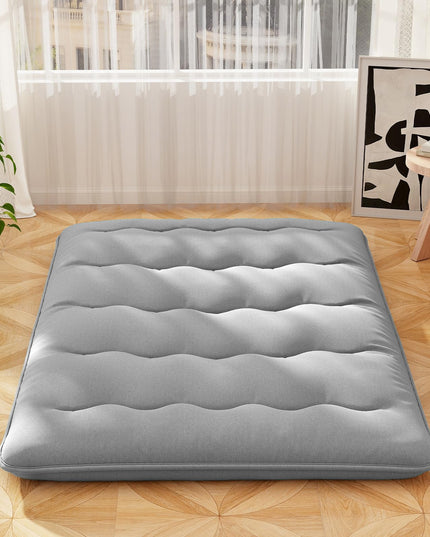 Giantex Japanese Floor Mattress, 4 Inch Futon Mattress with Washable Cover & Storage Bag