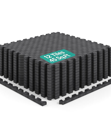 GIANTEX 24" x 24" 12/18/24/36 PCS Interlocking EVA Foam Floor Tiles