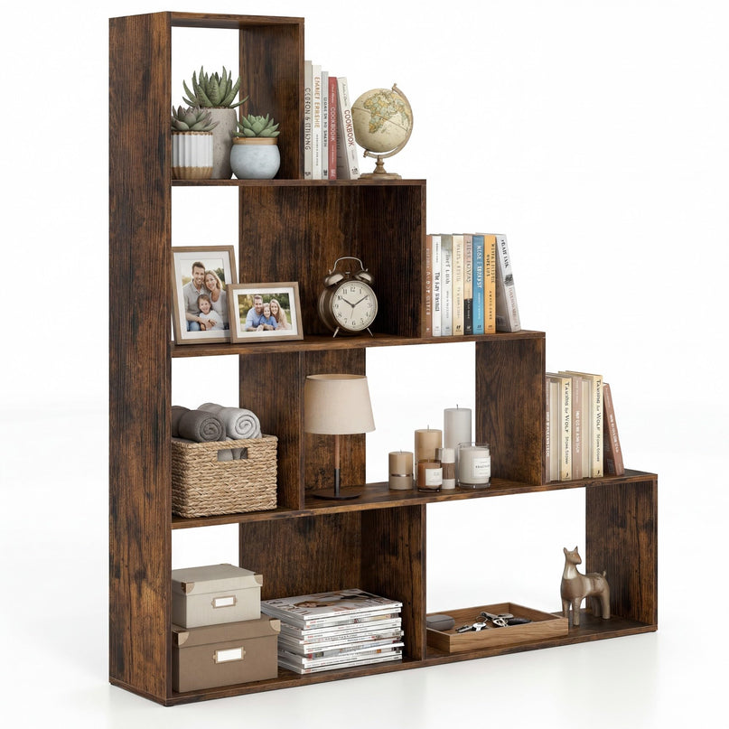Giantex 6 Cube Geometric Bookshelf for Living Room
