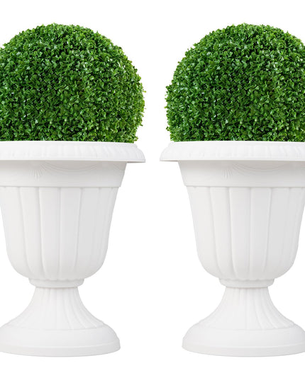 Giantex 18" Tall Vintage Planters Set of 2/4 for Front Porch Home Wedding