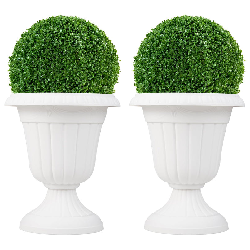 Giantex 18" Tall Vintage Planters Set of 2/4 for Front Porch Home Wedding
