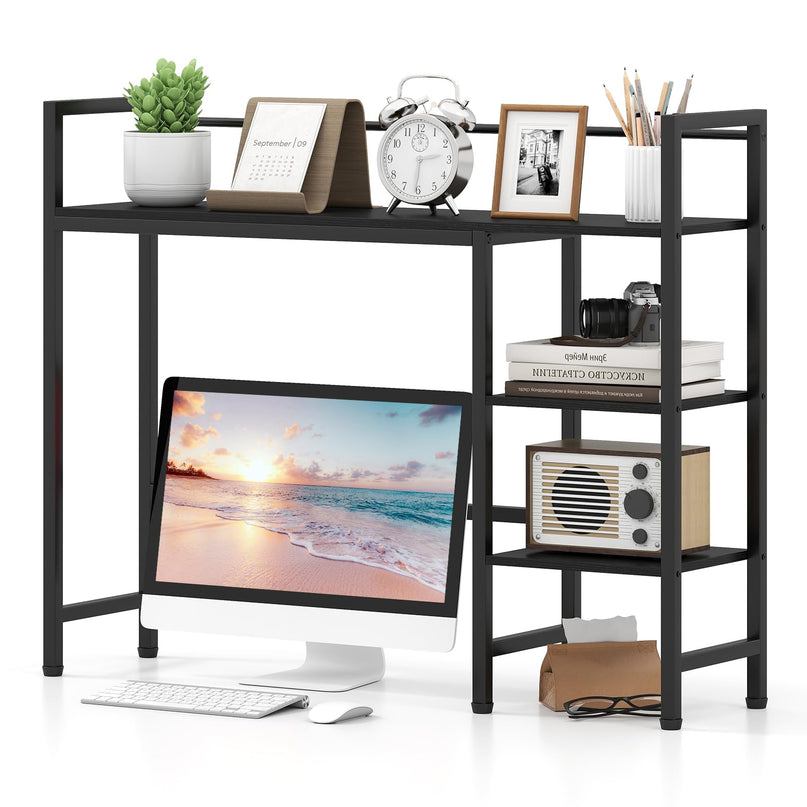 Giantex Desktop Bookshelf | 38.5" Dorm Desk Hutch for 27" Monitor