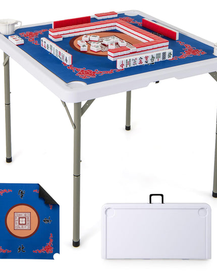Giantex Folding Mahjong Table 35" Square Card Table