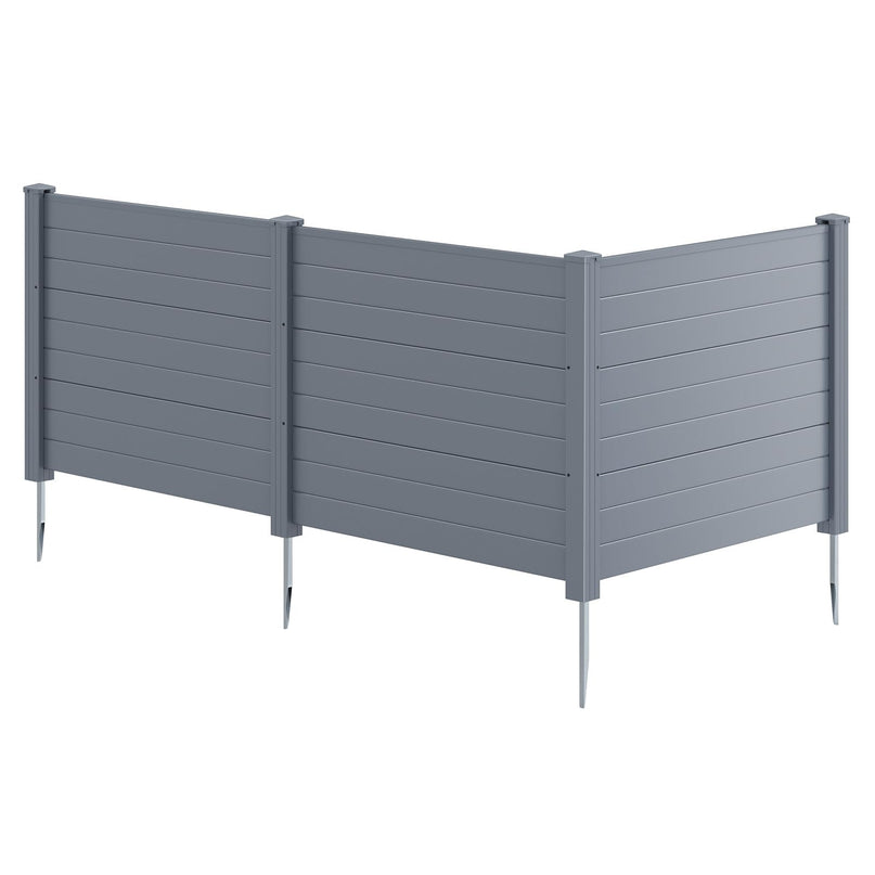 Clôture de climatiseur Giantex 48 po L x 36 po H à 3/6 panneaux