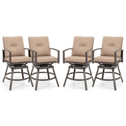 Set of 4 Patio Bar Chairs