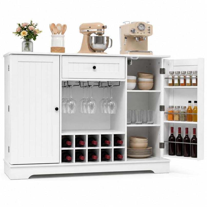 Giantex 47.2" Sideboard Buffet Cabinet for Living Room