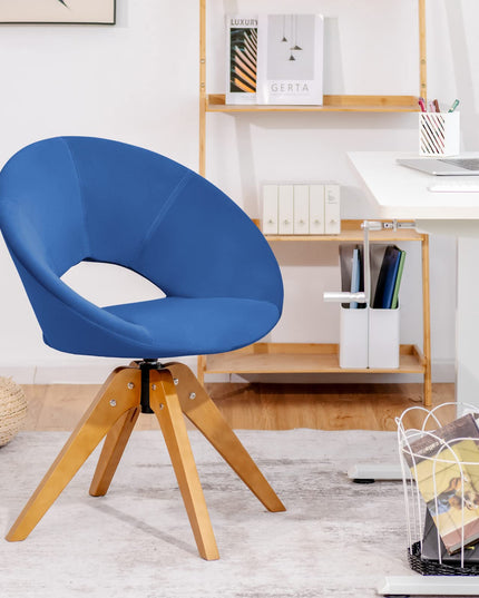Swivel Accent Chair, Modern Office Chair, Velvet Vanity Chair for Living Room, Bedroom