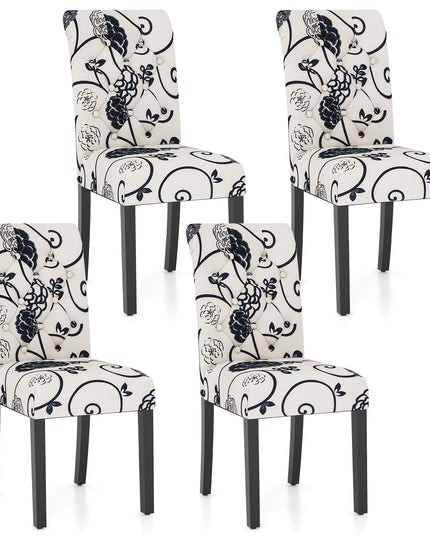 Upholstered Accent Dining Chairs Set of 2