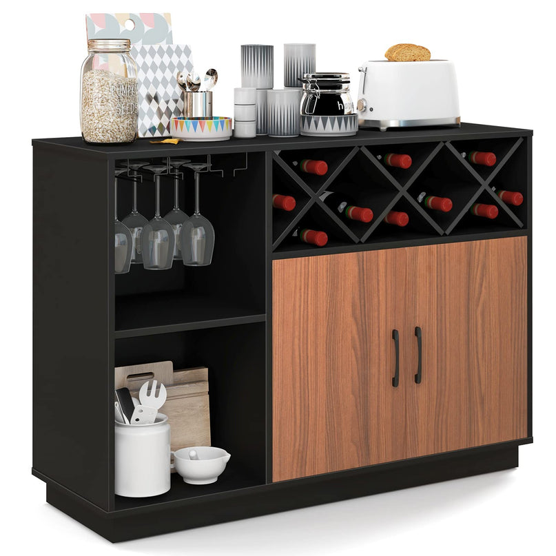 Giantex Buffet Sideboard, Wine Bar Base Cabinet 45”X15”x32”