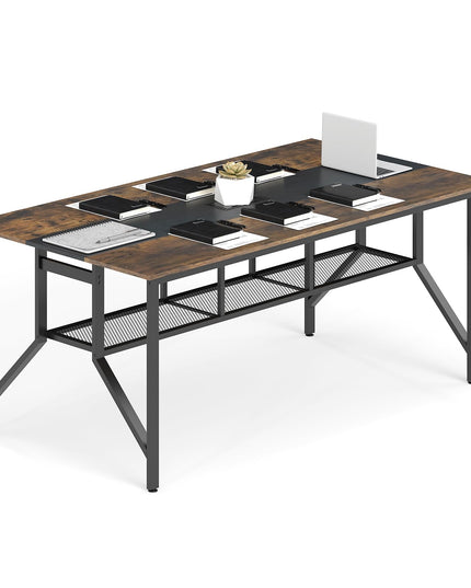 Table de conférence Giantex de 1,8 m pour 6 à 8 personnes pour le bureau