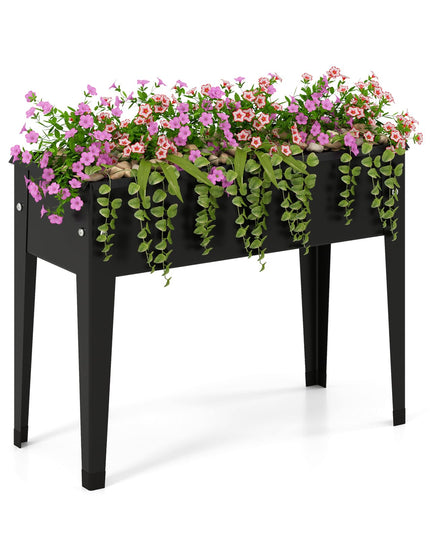 Giantex Metal Raised Garden Bed with Legs(24”x11”x18”)