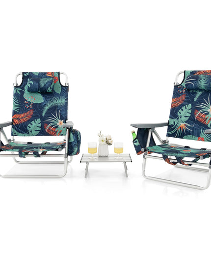 Giantex Beach Chair 2-Pack Sling Camping Chair