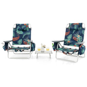 Green / 2-Pack Chair with Table