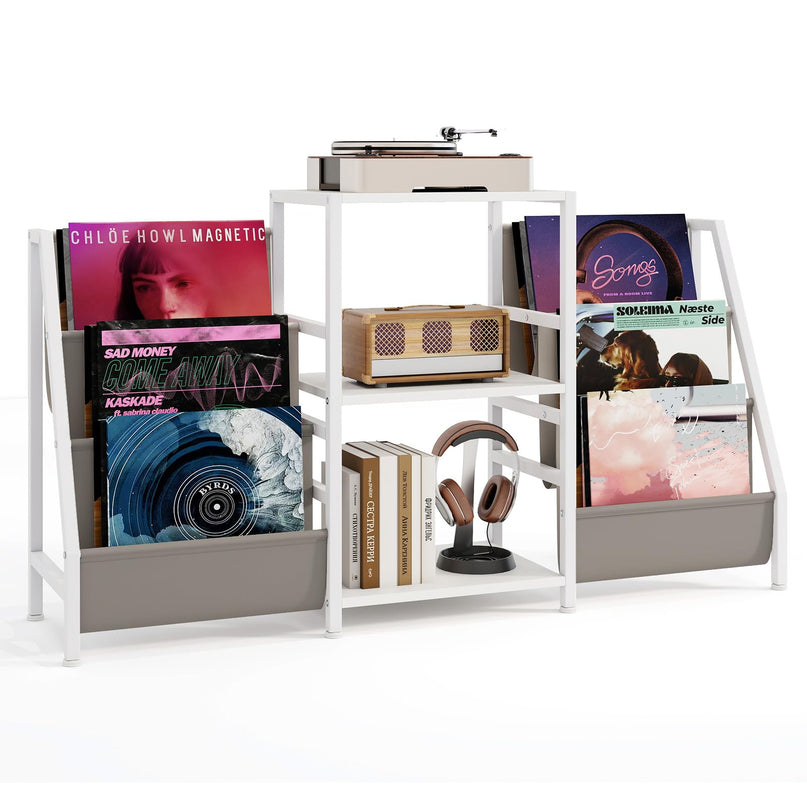 Giantex Record Player Stand with Vinyl Storage