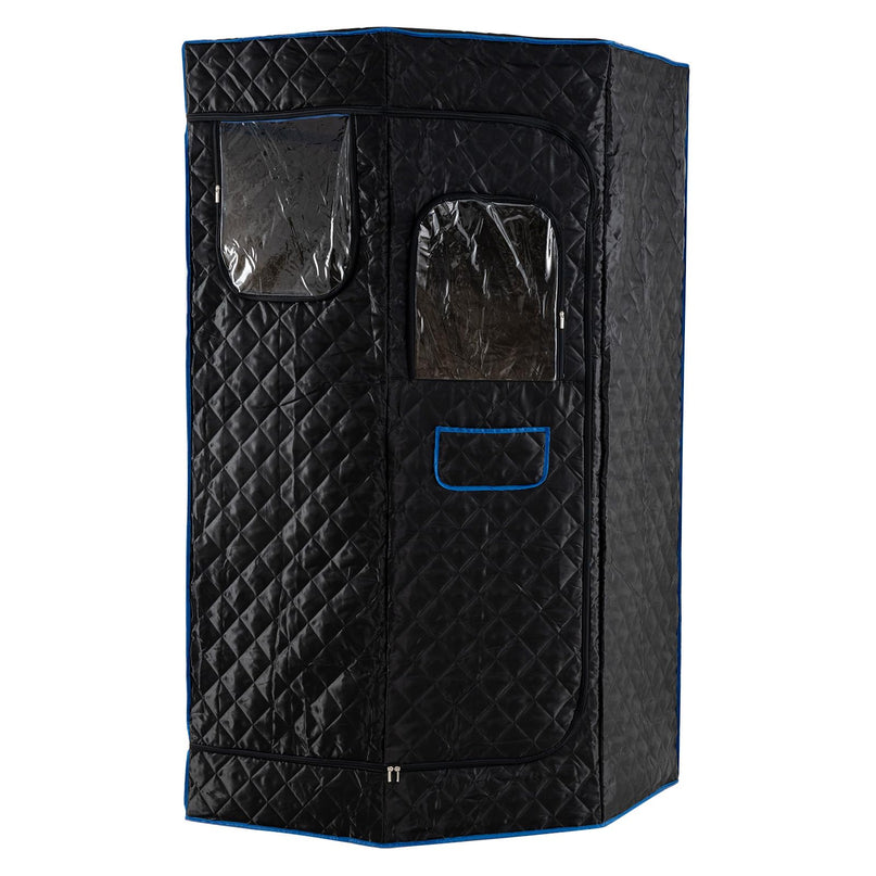 Giantex 3L Portable Steam Sauna Fast-Heat Large Pentagon Sauna Box