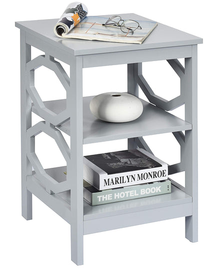 Giantex Nightstand 3-Tier End Table Multifunctional