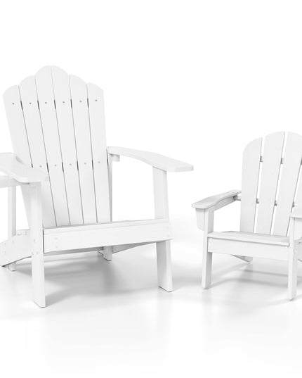Giantex – Lot de 2 chaises Adirondack pour adultes et enfants