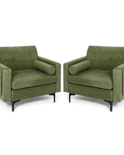 Giantex Sofa Chair, Accent Armchair w/Comfy Cushion