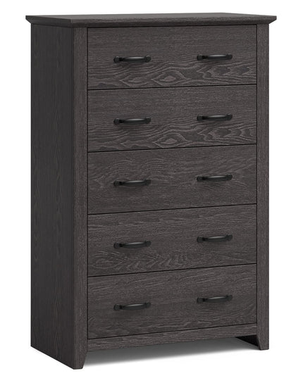 Giantex 5 Drawer Dresser Chest of Drawers - Vertical Dresser with 5 Pull-Out Drawers for Bedroom, Living Room, Entryway
