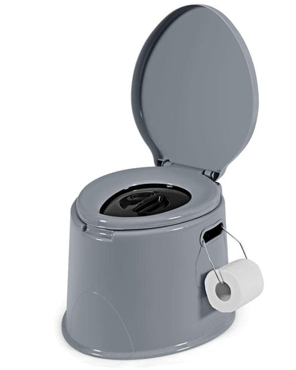 Portable Travel Toilet with Detachable Inner Bucket and Removable Toilet