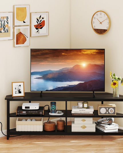 Giantex Corner TV Stand for 65 Inch TV
